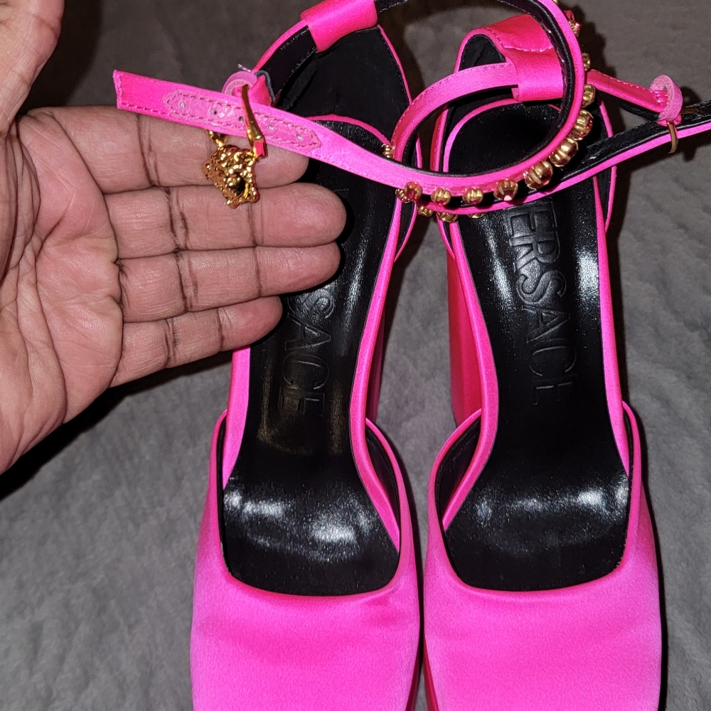 High Heel Pink Versace Size 10